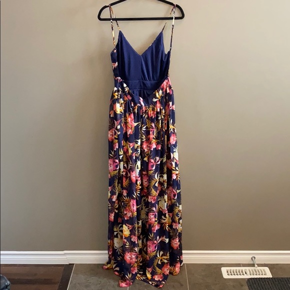 ShopHopes Floral Backless Maxi Dress - Picture 2 of 7